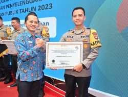Kapolres Balangan Berhasil Meraih Penghargaan dari Perwakilan Ombudsman RI