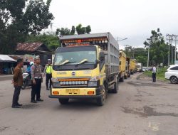 Dishub Balangan Kembali Melakukan Giat Penegakan Hukum Bidang Lalu Lintas dan Angkutan