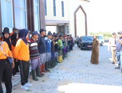 Jelang Idulfitri 1445 Hijriah, Masjid Agung Ar-Raudhah Pulang Pisau Dibersihkan