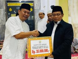 Pj Bupati Batola Sahur Bersama di Masjid Al-Muhibbbin Alalak