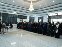 Bupati HST Lantik 83 Pejabat, Kepala Dinas PMD Dijabat Edy Rahmawan