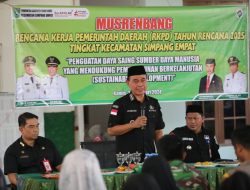 Bupati Zairullah Azhar Buka Musrenbang RKPD Tahun 2025 di Kecamatan Simpang Empat