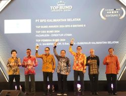Kado Istimewa Jelang HUT Ke-60, Bank Kalsel Boyong 3 Penghargaan di Ajang TOP BUMD Awards 2024