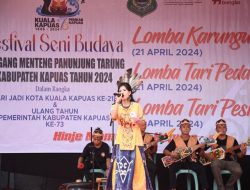 Lomba Karungut Hadir di Festival Seni Budaya Tingang Menteng Panunjung Tarung