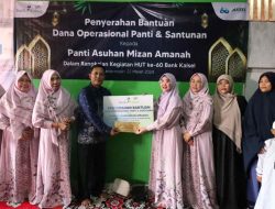Berkah Ramadan, Ikatan Istri Pegawai Bank Kalsel Salurkan Santunan Kepada Panti Asuhan