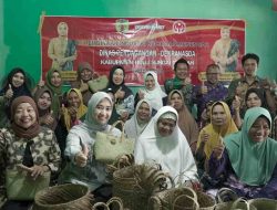 Ketua Dekranasda HST Tinjau IKM Anyaman Purun