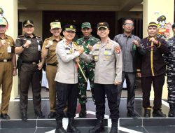Sekda Kapuas Sambut Hangat Kapolres Baru