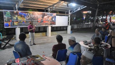 Erlin Ngobrol Santai dengan Unsur Pemerintahan Kelurahan Selat Dalam Kapuas