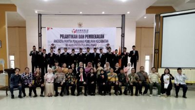 Bawaslu Kabupaten Pulang Pisau Resmi Lantik 24 Anggota Panwascam