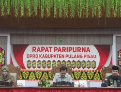 Ketua DPRD Pulang Pisau, : Harapan Kami Masyarakat Bisa Merasakan Pembangunan Secara Merata