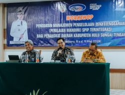 Tindak Lanjuti Evaluasi BPKP, Pemkab HST Gelar Workshop Pengelolaan Penyelenggaraan SPIP Terintegrasi