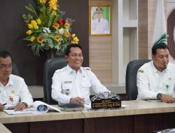 Bupati Balangan Ikuti Penilaian Kepedulian Pemerintah Perlindungan Pekerja Rentan