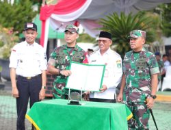 Wabub Tanbu Muh Rusli Pimpin Upacara Pembukaan TMMD ke 120