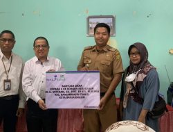 UPZ Bank Kalsel Salurkan Bantuan untuk Korban Terdampak Kebakaran Banjarmasin Timur
