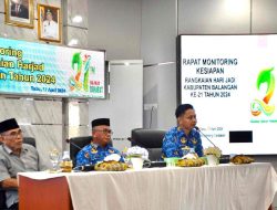 Pemkab Balangan Melaksanakan Rapat Monitoring Kesiapan Rangkaian Harjad Ke-21