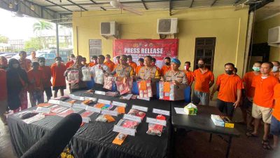 Operasi Antik Intan 2024 di Banjarmasin Amankan 6,7 Kg Sabu-Sabu dan Ribuan Butir Ekstasi