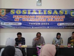 Tingkatkan Kompetensi Pengelola Perpustakaan, Dispersip Kalsel Gelar Pembinaan di Tala