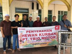 Momen Idul Adha 1445 H, Trio Motor Donasikan Hewan Kurban di 3 Lokasi