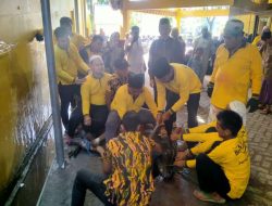 Dapat Bantuan Acil Odah, Golkar Kalsel Sembelih 13 Sapi