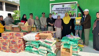Sekda Tanbu Tinjau Langsung Kondisi Banjir di Kecamatan Karang Bintang