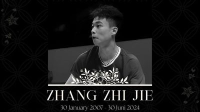 BWF Beri Respon Terkait Meninggalnya Pebulutangkis Zhang Zhi Jie di Yogya