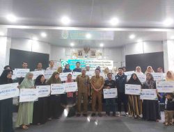Bupati Balangan Serahkan BPJS Ketenagakerjaan Kepada 44 Ahli Waris