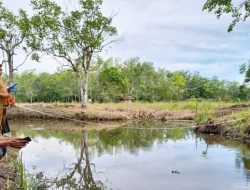 Pemkab Balangan Lakukan Normalisasi dan Perkuatan Tebing Sungai