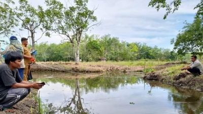 Pemkab Balangan Lakukan Normalisasi dan Perkuatan Tebing Sungai