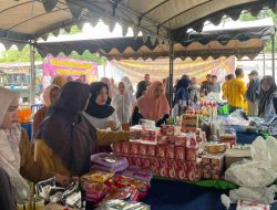 Disperindag Balangan Bersama DKP3 Serta Disdag Provinsi Kalsel, Gelar Pasar Murah di Desa Paran