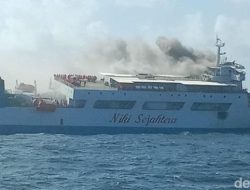 Kapal Motor Niki Sejahtera Terbakar di Perairan Kalsel