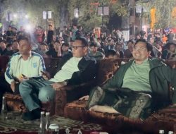 Pemkab HST Gelar Nobar Final AFF U-19 di Lapangan Dwi Warna