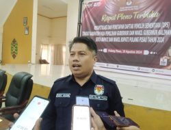 KPU Pulang Pisau Rapat Pleno Rekapitulasi & Penetapan DPS