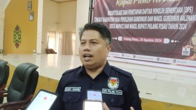 KPU Pulang Pisau Rapat Pleno Rekapitulasi & Penetapan DPS