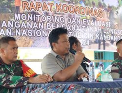 Penanganan Longsor di Mantewe, BPBD Tanbu Melakukan Monev 