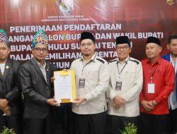 Diusung Demokrat dan PDIP, Aulia-Mansyah Mendaftar ke KPU