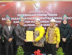 Diusung Koalisi Enam Parpol, Rizal-Rosyadi Daftar ke KPU HST