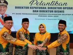 Begini Riwayat Hudup Tiga Direksi Bank Kalsel yang Baru Dilantik