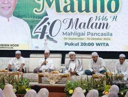 Malam ke-5 Gema Maulid 40 Malam Dipenuhi Jemaah Sampai Keluar Mahligai Pancasila