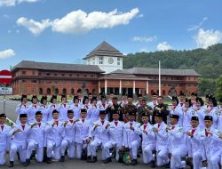 Perkaya Wawasan Kebangsaan, Paskibraka Tanbu Di berangkatkan Menuju Akmil Magelang