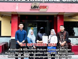 LBH-DSK Banjarmasin Dampingi Korban Dugaan Penipuan Melapor ke Polresta
