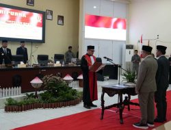 Pjs Bupati HST Hadiri Pelantikan Pimpinan DPRD Kabupaten HST Periode 2024-2029