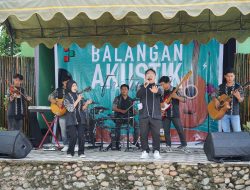 Dukung Pertumbuhan Ekonomi Kreatif, Disporapar Balangan Gelar Akustik Festival II di Taman Mekar Sari