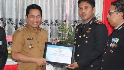 Bupati Balangan Abdul Hadi Apresiasi Satreskrim Polres Balangan, Atas Pengungkapan Kasus Pencurian Mobil Warga