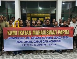 Mahasiswa Papua di Kalsel Dukung Terciptanya Pilkada Damai 2024