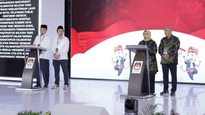 Dua Paslon Jabarkan Visi Misi di Debat Perdana Pilgub Kalsel