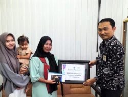 UPZ Bank Kalsel Berikan Bantuan Biaya Pengobatan Pasien Jantung Bocor Aliya Nur Latifah
