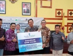 Bank Kalsel Dukung Program Budi Daya Padi Apung