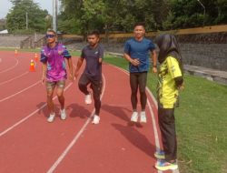 Para atlet cabang olahraga paraatletik National Paralympic Committee Indonesia (NPCI) Provinsi Kalimantan Tengah