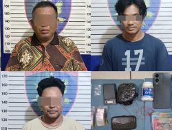 Kerap Beroperasi di Bantaran Sungai, 3 Tersangka Pengedar Narkoba Diringkus Polairud Banjarmasin