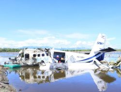 Pastikan Identitas Korban Pesawat Jatuh SAM Air, Tim Inafis Polda Gorontalo Diturunkan